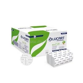 LUCART Kéztörlő 2 rétegű Z hajtogatású 200 lap/csomag 15 cs/karton EcoLucart_864062E fehér LUCART_44030 small