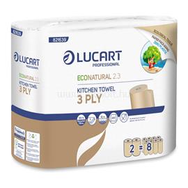 LUCART Kéztörlő 3 rétegű 2 tekercs/csomag EcoNatural 2.3 Lucart_821639J havanna barna LUCART_51588 small
