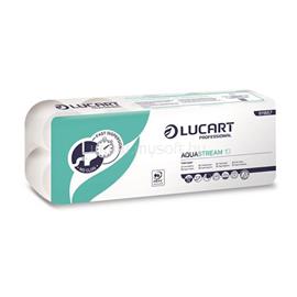 LUCART Toalettpapír 2 rétegű 200 lap/tekercs 10 tekercs/csomag Aquastream 10 Lucart_811B67J hófehér LUCART_45202 small