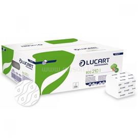 LUCART Toalettpapír 2 rétegű hajtogatott 210 lap/csomag 40 cs/karton Eco 210 I Bulk Pack Lucart_811A77 fehér LUCART_45203 small
