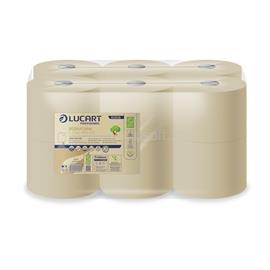 LUCART Toalettpapír 2 rétegű közületi átmérő 18,2 cm laponkénti adagolás 12 tek/csom EcoNatural L-ONE MI Lucart_812506 havana LUCART_66469 small