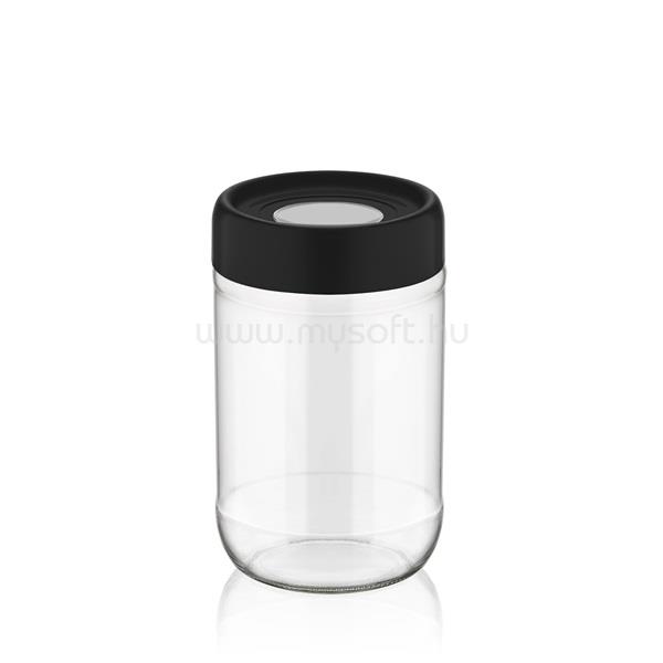LUXPLASTIC IRIS C-00115 Ring üveg tároló 660ml, fekete, elfántcsont vagy szürke színű