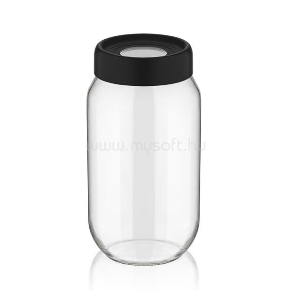 LUXPLASTIC IRIS C-00116 Ring üveg tároló 1.000ml, fekete, elfántcsont vagy szürke színű