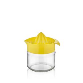LUXPLASTIC IRIS C-00135 Fresia citromfacsaró üveg tárolóval 300ml, narancs vagy citromsárga színű C-00135 small