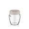 LUXPLASTIC IRIS C-00138 Ring üveg tároló 580ml, fekete, elfántcsont vagy szürke színű C-00138 small