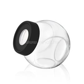 LUXPLASTIC IRIS C-00225 Ring billenthető üveg tároló 750ml, fekete, elfántcsont vagy szürke színű C-00225 small