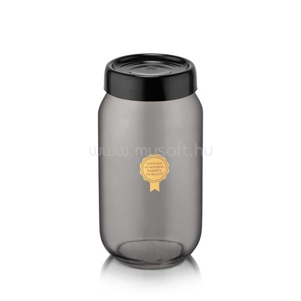 LUXPLASTIC IRIS C-00359 Black Pearl üveg tároló 1.000ml