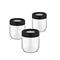 LUXPLASTIC IRIS C-00379 Ring üveg tároló szett 3 darabos 3*425ml C-00379 small