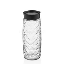 LUXPLASTIC IRIS C-00396 Visible Crystal üveg tároló 1.600ml, fekete vagy elfántcsont színű C-00396 small