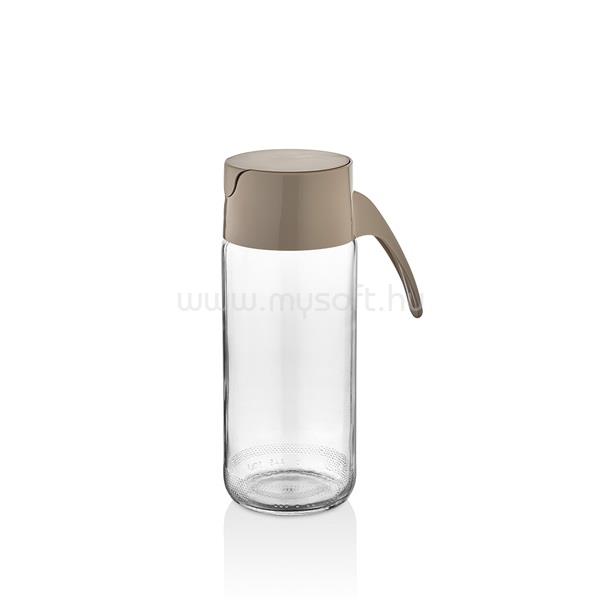 LUXPLASTIC IRIS C-00413 Olaj és ecet üveg kiöntő 500ml , szürke vagy fekete színű