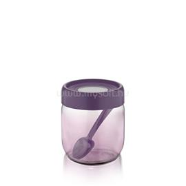 LUXPLASTIC IRIS C-00420 Rainbow lila üveg tároló 425ml C-00420 small