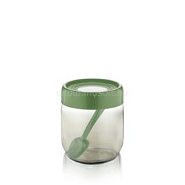 LUXPLASTIC IRIS C-00421 Rainbow zöld üveg tároló 425ml C-00421 small