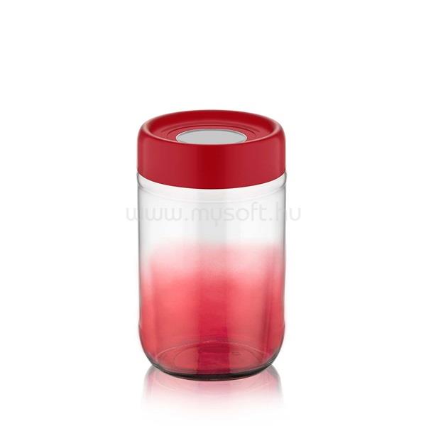 LUXPLASTIC IRIS C-00422 Rainbow piros üveg tároló 660ml