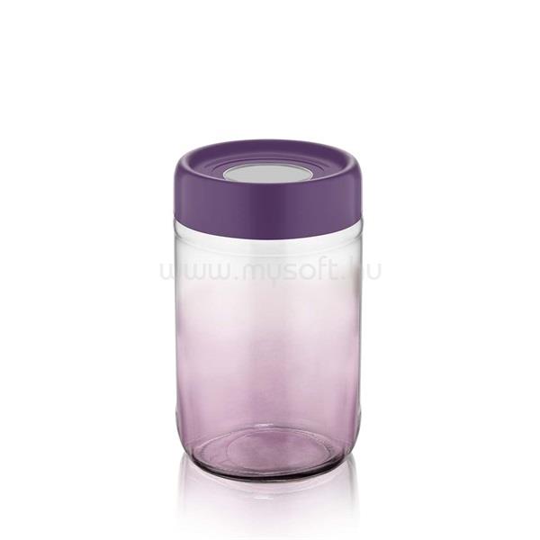 LUXPLASTIC IRIS C-00424 Rainbow lila üveg tároló 660ml