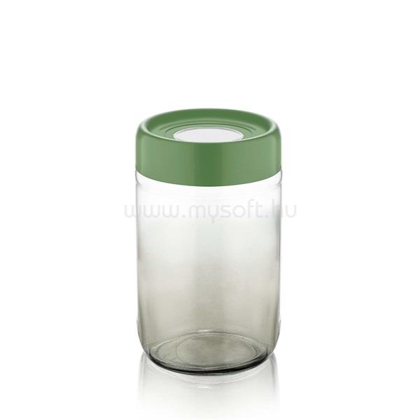 LUXPLASTIC IRIS C-00425 Rainbow zöld üveg tároló 660ml