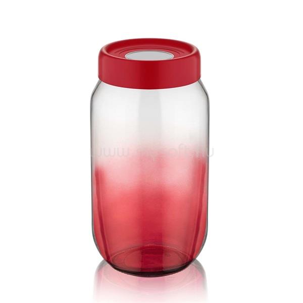 LUXPLASTIC IRIS C-00426 Rainbow piros üveg tároló 1.000ml
