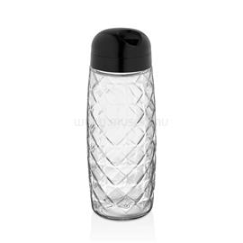 LUXPLASTIC IRIS C-00441 Round Crystal üveg tároló 1.600ml, fekete vagy elfántcsont színű C-00441 small