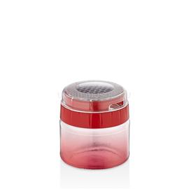 LUXPLASTIC IRIS C-00479 Rainbow piros reszelő  üveg tárolóval 300ml C-00479 small
