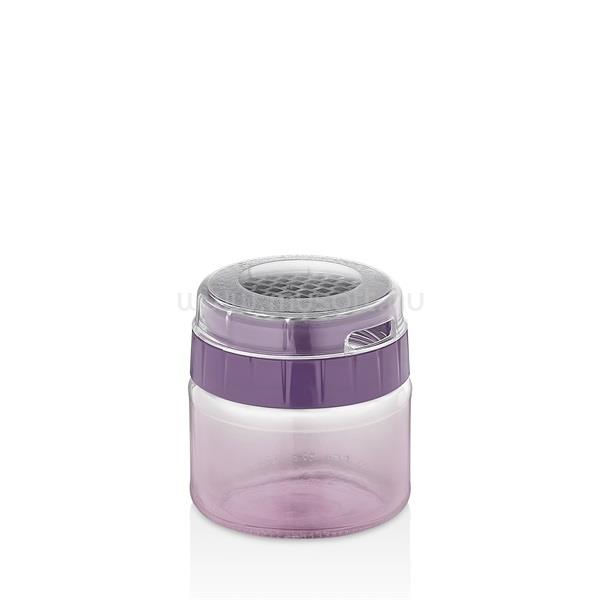 LUXPLASTIC IRIS C-00500 Rainbow lila reszelő üveg tárolóval 300ml