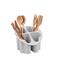 LUXPLASTIC IRIS L-00266 Clover evőeszköz szárító, rózsaszín, antracit vagy elefántcsont színű L-00266 small