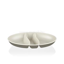 LUXPLASTIC IRIS L-00517 dupla színű snack tál, zöld L-00517 small