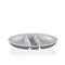 LUXPLASTIC IRIS L-00517 dupla színű snack tál, zöld L-00517 small