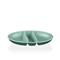 LUXPLASTIC IRIS L-00517 dupla színű snack tál, zöld L-00517 small