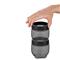 LUXPLASTIC IRIS L-00535 Stack and Lock, egymáshoz rögzíthető tároló, 400ml, fekete L-00535 small