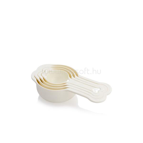 LUXPLASTIC IRIS L-00561 Szív alakú mérőpohár szett 4 darabos (15ml, 60ml, 80ml, 125ml)
