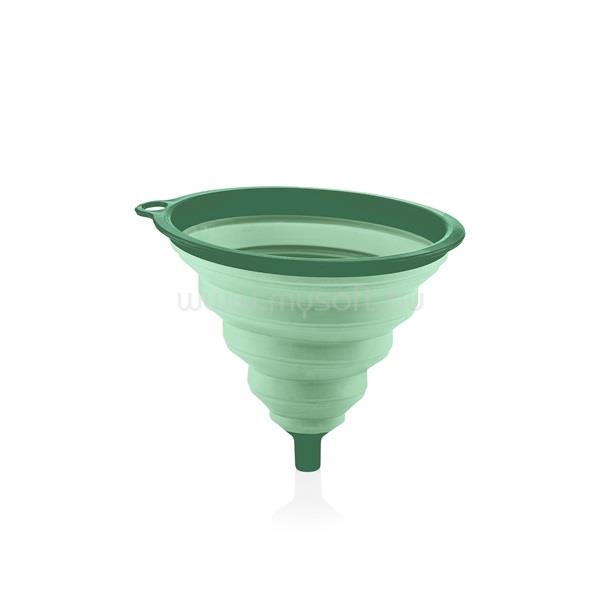 LUXPLASTIC IRIS L-00630-3 összecsukható tölcsér, zöld