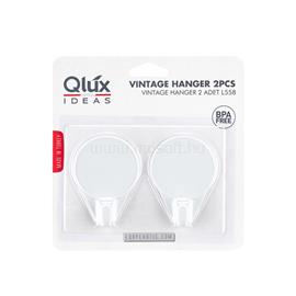 LUXPLASTIC IRIS L-00788 Cloud akasztó 2 darabos szett, fehér vagy fekete színű L-00788 small