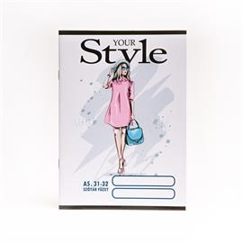 LYNX Design Style A5 szótár 31-32 iskolai tűzött füzet LYNX_5999570820505 small