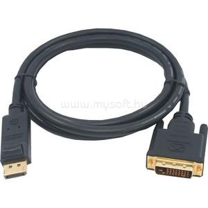 M-CAB 1M DISPLAYPORT TO DVI 24+1 M/M - GOLD - W/INTERLOCK