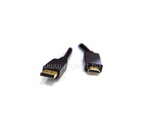 M-CAB 2M DP 1.2 TO HDMI CABLE M/M - GOLD - W/INTERLOCK