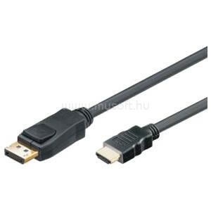 M-CAB 3M DISPLAYPORT TO HDMI CABLE M/M - GOLD - 4K