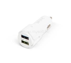 M.N.C Szivargyújtó adapter - 2 x USB - 2,1A Fehér 54931WH small