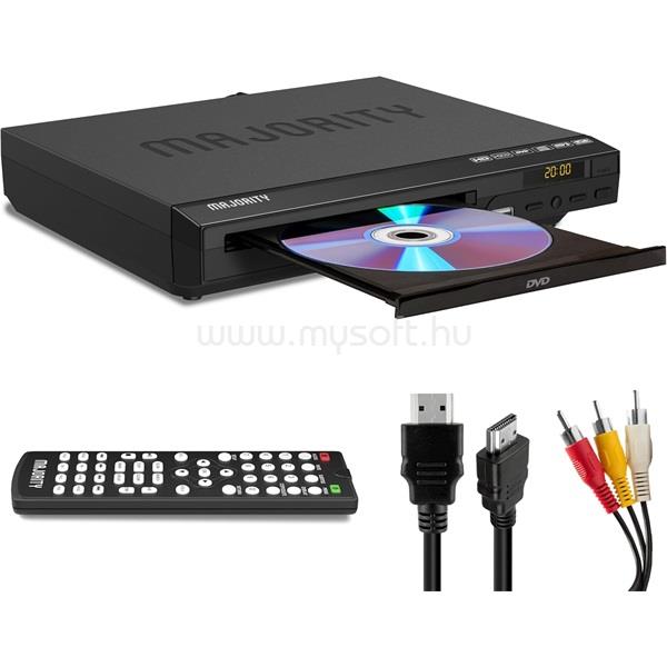 MAJORITY DVD lejátszó - DVD player (HDMI ARC, RCA, USB, Távírányító)