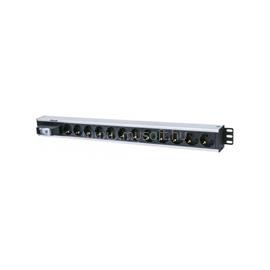 MANHATTAN elosztó - Vertikális Rackmount elosztó, 12 aljzat,  1.6m,  PDU MANHATTAN_711449 small