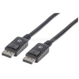 MANHATTAN Kábel - DisplayPort to DisplayPort ( DisplayPort 1.2, 4K@60hz,  10m, Fekete) MANHATTAN_354134 small