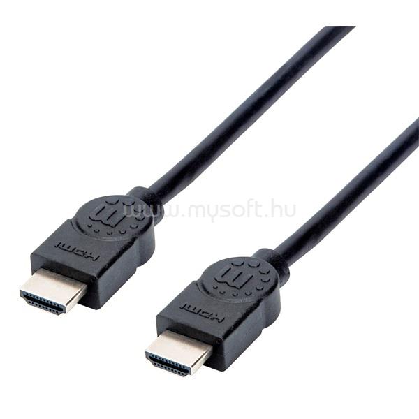 MANHATTAN Kábel - HDMI to HDMI ( 4K@30Hz, 3D, Shielded, 1.5m, Fekete)