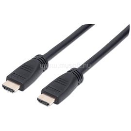 MANHATTAN Kábel - HDMI to HDMI (Ethernet HEC, ARC, 3D, 4K@60Hz, fali kábel, Shielded,  5m, Fekete) MANHATTAN_353953 small