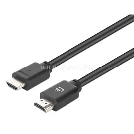 MANHATTAN Kábel - HDMI to HDMI (HDR, HEC, ARC, 4K@60Hz, HDR, HDCP 2.3, 2m, 18 Gbps Fekete) MANHATTAN_356657 small