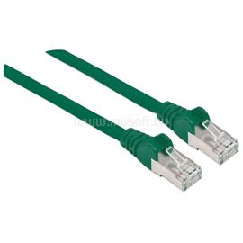 MANHATTAN Kábel - S/FTP Patch (RJ45 to RJ45, Cat7 kábel Cat6A moduláris csatlakozóval, 20m, zöld, réz) MANHATTAN_741194 small