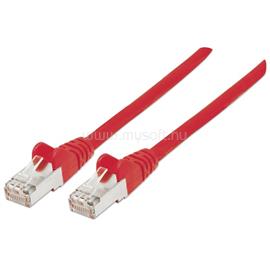 MANHATTAN Kábel - S/FTP Patch (RJ45 to RJ45, Cat7 kábel Cat6A moduláris csatlakozóval, 5m, piros, réz) MANHATTAN_740944 small