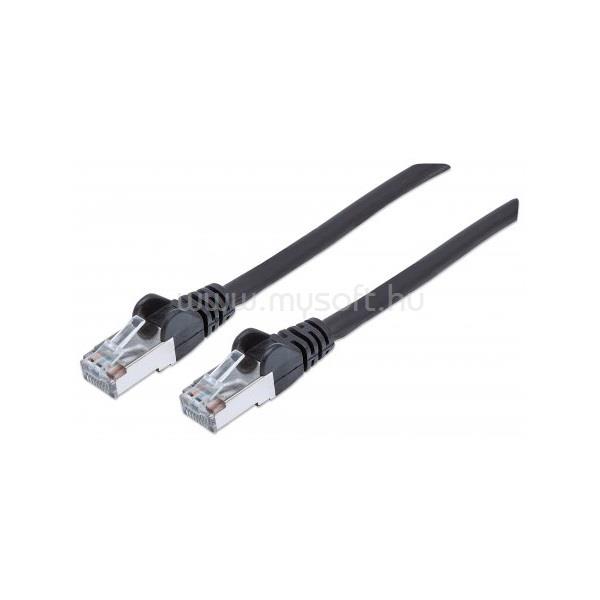 MANHATTAN Kábel - SFTP Patch (RJ45 to RJ45, Cat7 600Mhz, LSOH, 100% réz, 0.5m, Fekete)