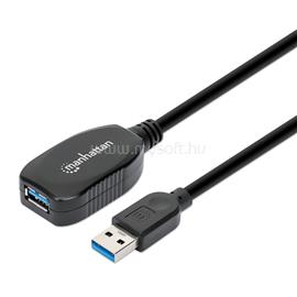 MANHATTAN Kábel - USB 3.0 Type-A aktív hosszabbító kábel, USB-A Male to USB-A Female, 5m MANHATTAN_150712 small