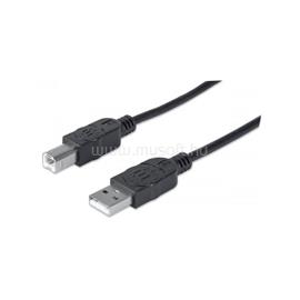 MANHATTAN Kábel - USB nyomtató kábel (USB2.0, 180cm, Fekete) MANHATTAN_333368 small