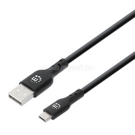 MANHATTAN Kábel - USB nyomtató kábel (USB2.0, USB-A - USB-B, 3m, Fekete) MANHATTAN_354936 small