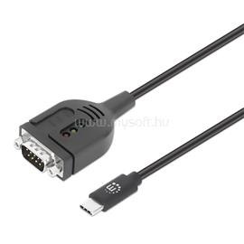 MANHATTAN Kábel átalakító - USB-C to Serial DB9 / RS232 Adapter Cable, 1m MANHATTAN_154499 small