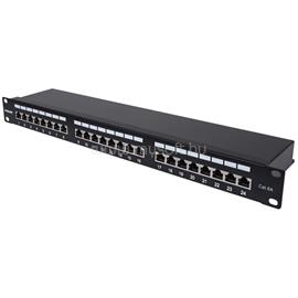 MANHATTAN Patch panel - CAT6A FTP árnyékolt patch panel, 24 portos, 1U,  Fekete MANHATTAN_720861 small